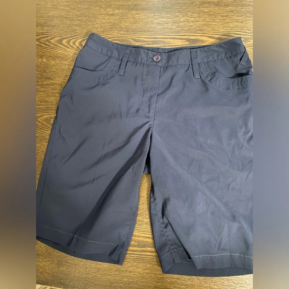 Nivo Navy Stretch Golf Shorts Size 6 - Picture 3 of 8